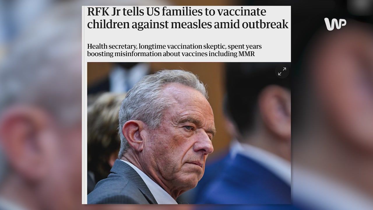 Największa epidemia od 35 lat w USA. Robert F. Kennedy nawołuje do szczepień