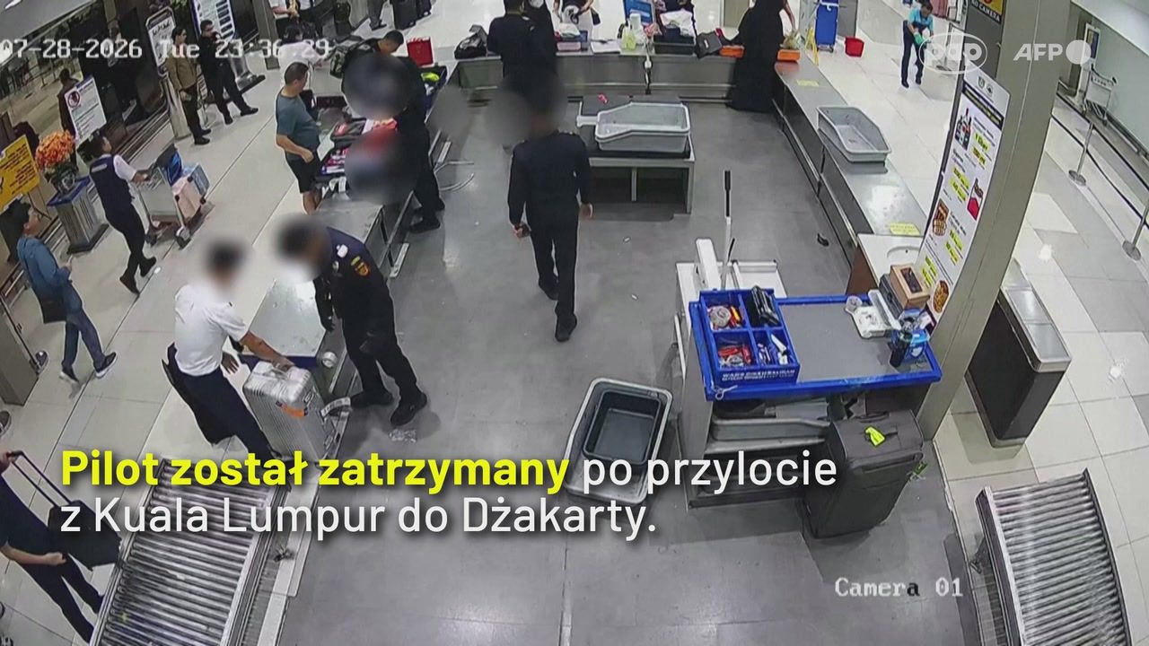 Pilot miał przy sobie narkotyki. Teraz grozi mu kara śmierci