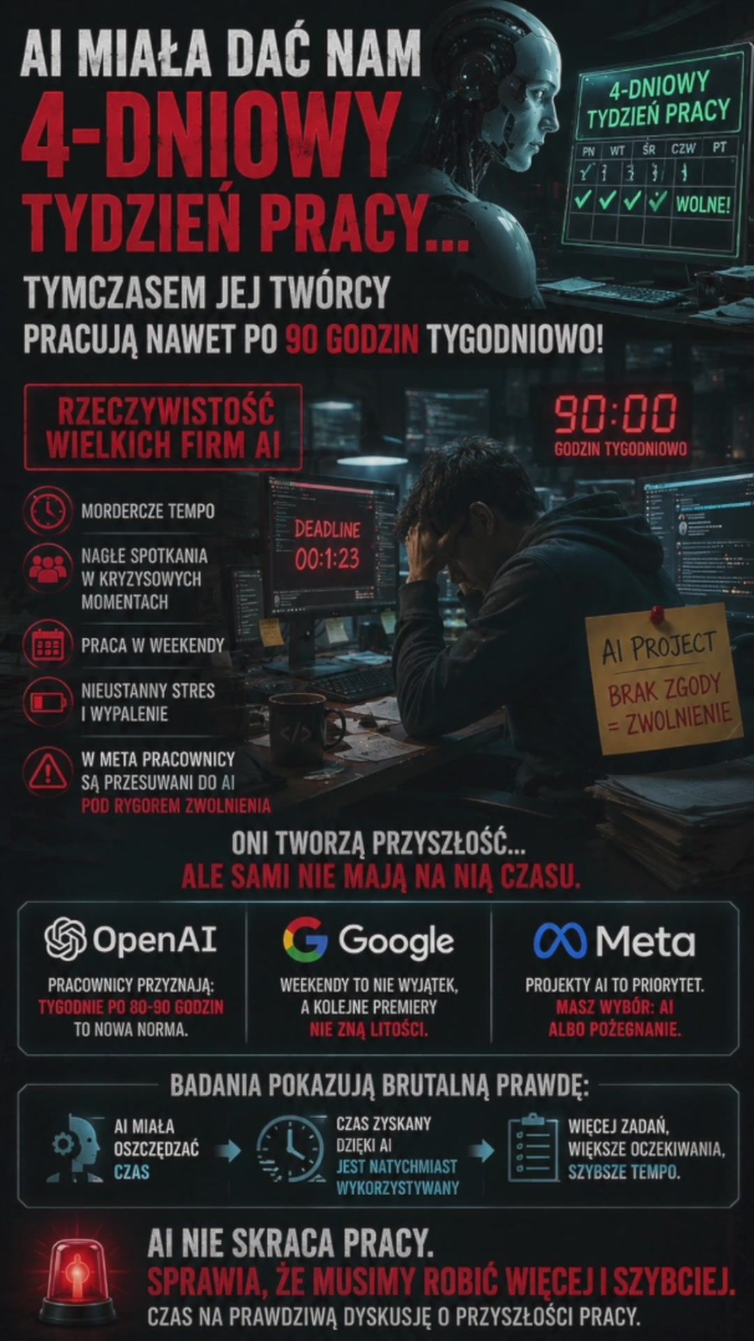 AI miało dać 4-dniowy dzień pracy…