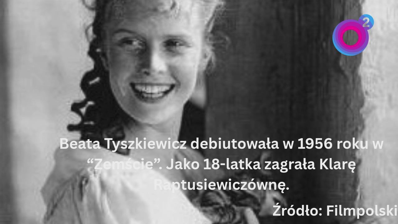 Beata Tyszkiewicz w młodości. Zaczynała jako 18-latka