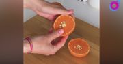 Genialny trik. Już nigdy nie obierzesz inaczej mandarynki