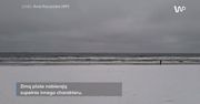 Wideo z plaży w Gdańsku. Była godz. 8 rano
