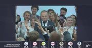 Reakcja na wynik wyborów w sztabie KO. Donald Tusk: Ten dzień przejdzie do historii