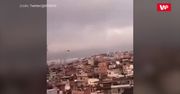 Ostrzał policyjnego helikoptera w Rio de Janeiro. Wszystko nagrał świadek