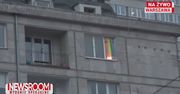 Rzucali racami w tęczową flagę. "Było blisko od incydentu"