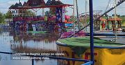 Lunapark w Stegnie zalany po ulewie, która trwała półtorej doby
