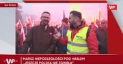 Przyszedł na marsz z dzieckiem. Jest pewny. "Wrócą zadymy"