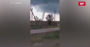 Tornado na Ukrainie. Wszystko nagrał przestraszony mieszkaniec