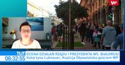 Białoruś. Katarzyna Lubnauer ostro o Andrzeju Dudzie. "W trakcie protestów jeździł na skuterze wodnym"
