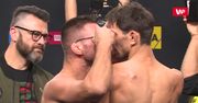 MMA. KSW 54. Ważenie przed galą. Mateusz Gamrot i Marian Ziółkowski twarzą w twarz