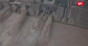 Powódź dociera do chińskiej tamy. Niesamowite wideo uchwycone dronem