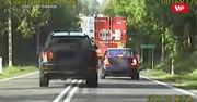 Karygodny manewr kierowcy Bentleya. Wszystko nagrał nieoznakowany radiowóz