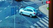 Udawali, że nie widzą znaku drogowego. Nagranie z bydgoskiego monitoringu