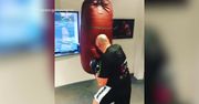 #dziejesiewsporcie: Tyson Fury trenował na worku i nagle... Powiało grozą!