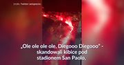 #dziejesiewsporcie: efektowne racowisko i głośny śpiew. Tak Neapol pożegnał Diego Maradonę