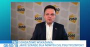 Obiecujący sondaż. Jest reakcja Szymona Hołowni