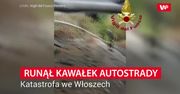 Runął kawałek autostrady. Katastrofa we Włoszech