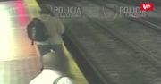 Telefon spadł na tory. Nagranie z monitoringu