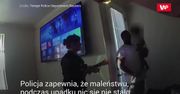 Trzymał na rękach roczne dziecko. Fatalna decyzja policjantów