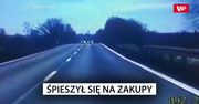 Spieszył się na zakupy