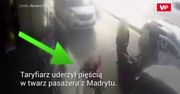 Pobity przez taksówkarza. Nagranie z lotniska