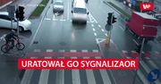 Uratował go sygnalizator. Groźna kolizja w Ełku