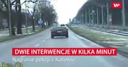 Dwie interwencje w ciągu kilku minut. Nagranie policji z Katowic