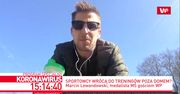 Koronawirus. Marcin Lewandowski trenuje w ogrodzie. "Była propozycja treningów w Spale"