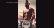 Wojtek Gola świętuje zwycięstwo na FAME MMA