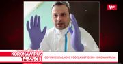 Koronawirus. Ratownik pokazał, jak zdjąć rękawiczki