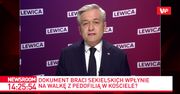 "Zabawa w chowanego". Robert Biedroń: dramat ludzi Kościoła. Mówi o deprawacji