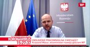 Zawieszenie stosunku pracy. Wieceminister rozwoju tłumaczy