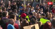 Przepychanki z policją na proteście przedsiębiorców