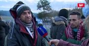 Migranci rozbili obóz na granicy Polski i Białorusi. "Nie mamy wody i jedzenia"