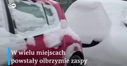 Potężne zaspy w Niemczech. "Ciężko znaleźć niektóre samochody"