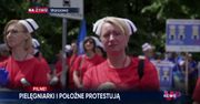 Strajk pielęgniarek i położnych. Relacja z protestu przed Sejmem