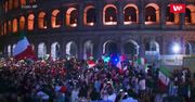 Euro 2020. Eksplozja radości. Tak Włosi w Rzymie świętowali zwycięstwo