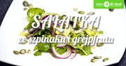Lekka sałatka ze szpinakiem i grejpfrutem. Najlepsza na lato