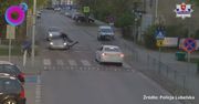 Nastolatki wjechały hulajnogą w Opla. Wstrząsające nagranie