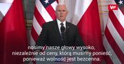 Spotkanie Andrzej Duda - Mike Pence. Wiceprezydent USA zacytował Wałęsę