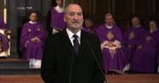 Macierewicz na pogrzebie Olszewskiego: pamiętamy napis "nienawiść" na twojej twarzy