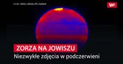 Zorza na Jowiszu. Niezwykłe zdjęcia w podczerwieni