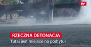Usłyszeli potężny huk. Detonacja 250-kg bomby w rzece