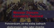 Minister Zdrowia Konstanty Radziwiłł o tabletce "dzień po"