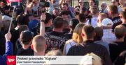 Przepychanki pod Teatrem Powszechnym