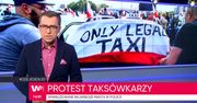 Protesty taksówkarzy w największych polskich miastach
