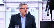 Bronisław Komorowski: PiS uczyni Andrzeja Dudę postacią tragikomiczną