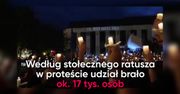 Łańcuch światła. Demonstracja pod Sądem Najwyższym