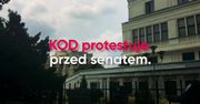 Protest KOD przed senatem