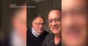 Tom Hanks śpiewa "Sto lat" dla Polki, która ofiarowała mu malucha
